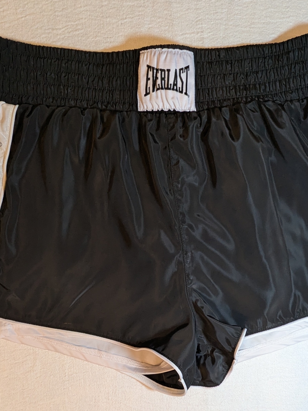 Forever 21 Black Athletic Shorts with White Trim Accent